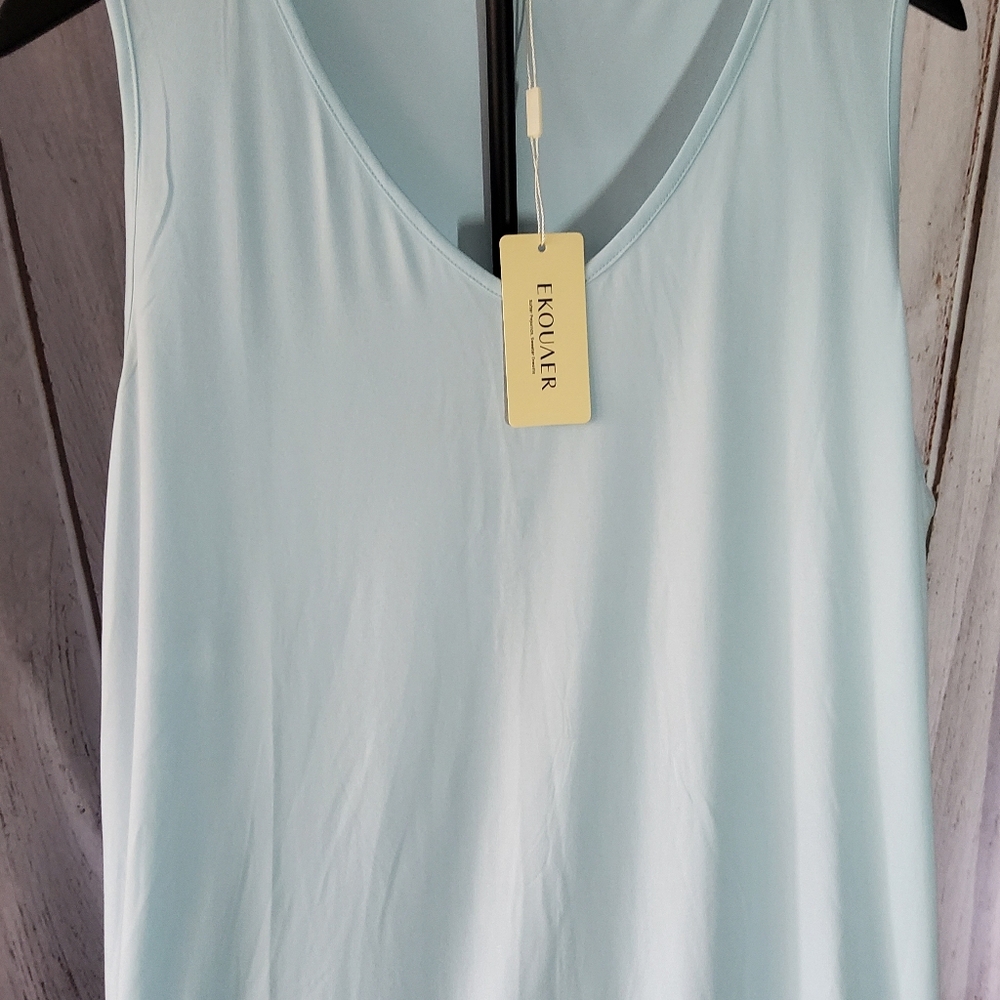 Ekouaer Women's Intimates Set - Black, Light Blue, Peach - Picture 2 of 7